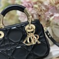 「#2126」 dior 1202 Black Gold 19*13*8cm