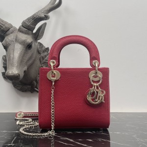 「#2128」 dior M0505 Dark red 17×15×7cm 