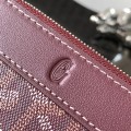 「#6095」Goyard - Bordeaux Red - 3305 - 7.5 cm x 1.8 cm x 10.4 cm