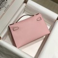 「#4216」 Hermès 1st Generation Swift Leather Milkshake Pink Gold Buckle Kelly Bag 22cm