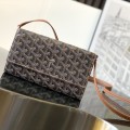 「#6099」Goyard - Black and brown - 020177 - 19 cm x 3.3 cm x 12 cm