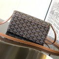「#6099」Goyard - Black and brown - 020177 - 19 cm x 3.3 cm x 12 cm