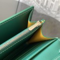 「#6100」Goyard - green - 020177 - 19 cm x 3.3 cm x 12 cm