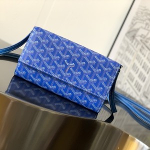 「#6101」Goyard - blue - 020177 - 19 cm x 3.3 cm x 12 cm