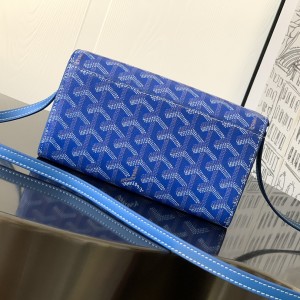「#6101」Goyard - blue - 020177 - 19 cm x 3.3 cm x 12 cm