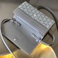 「#6102」Goyard - grey - 020177 - 19 cm x 3.3 cm x 12 cm