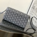 「#6102」Goyard - grey - 020177 - 19 cm x 3.3 cm x 12 cm