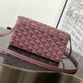 「#6104」Goyard - Bordeaux Red - 020177 - 19 cm x 3.3 cm x 12 cm