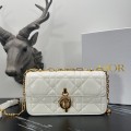 「#2140」 dior 1169 Pearl White 22*12.5*4cm