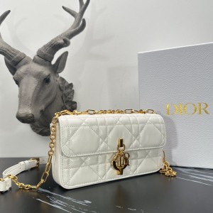 「#2140」 dior 1169 Pearl White 22*12.5*4cm 