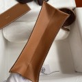 「#4236」 Hermès Epsom leather golden brown gold buckle waxed thread Kelly bag 25cm
