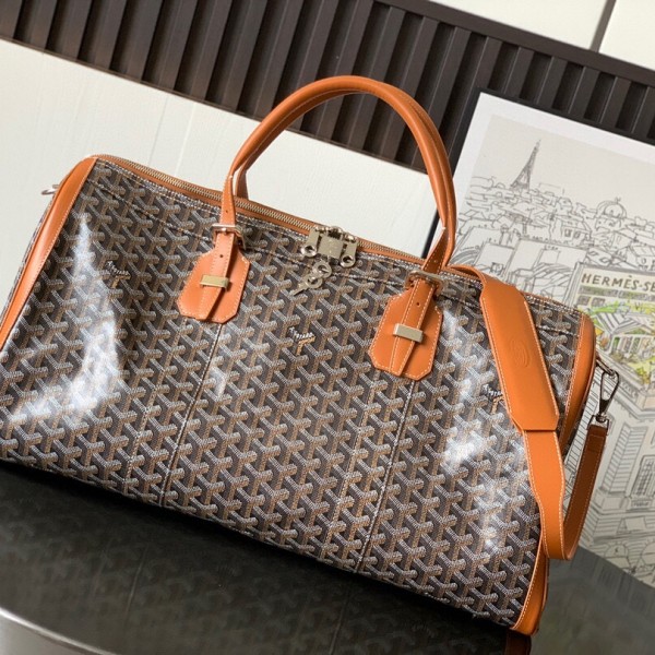 「#6107」Goyard - Black and brown - 0201511 - 26 cm x 26 cm x 50 cm