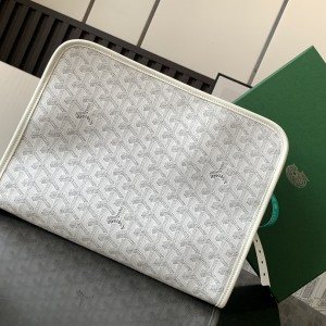 「#6113」Goyard - White - 020801 - 23 cm x 7.5 cm x 29.5 cm