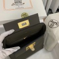 「#4251」 Hermes Pewter Gray Kelly Bag Y2424mini 21*16*12cm 「#4251」 Hermes Pewter Gray Kelly Bag Y2424mini 21*16*12cm