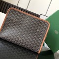 「#6116」Goyard - Black and brown - 020801 - 23 cm x 7.5 cm x 29.5 cm