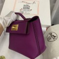 「#4253」 Hermès Anemone Purple Kelly Bag Y2424mini 21*16*12cm 「#4253」 Hermès Anemone Purple Kelly Bag Y2424mini 21*16*12cm