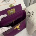 「#4253」 Hermès Anemone Purple Kelly Bag Y2424mini 21*16*12cm 「#4253」 Hermès Anemone Purple Kelly Bag Y2424mini 21*16*12cm