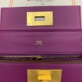 「#4253」 Hermès Anemone Purple Kelly Bag Y2424mini 21*16*12cm 「#4253」 Hermès Anemone Purple Kelly Bag Y2424mini 21*16*12cm