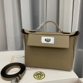 「#4254」 Hermès Milk Tea Kelly Bag Gold Buckle Y2424mini 21*16*12cm 「#4254」 Hermès Milk Tea Kelly Bag Gold Buckle Y2424mini 21*16*12cm
