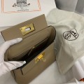 「#4254」 Hermès Milk Tea Kelly Bag Gold Buckle Y2424mini 21*16*12cm 「#4254」 Hermès Milk Tea Kelly Bag Gold Buckle Y2424mini 21*16*12cm