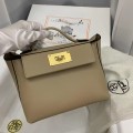 「#4254」 Hermès Milk Tea Kelly Bag Gold Buckle Y2424mini 21*16*12cm 「#4254」 Hermès Milk Tea Kelly Bag Gold Buckle Y2424mini 21*16*12cm