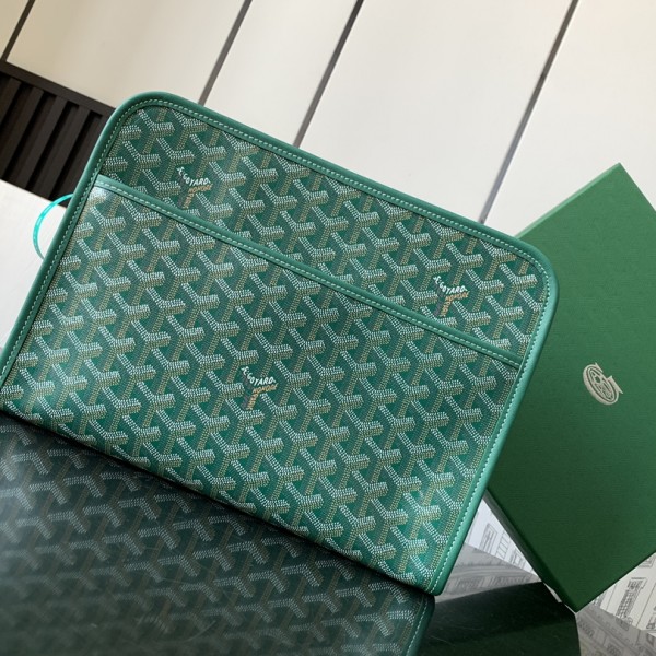 「#6117」Goyard - green - 020801 - 23 cm x 7.5 cm x 29.5 cm