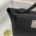 「#4256」Hermès Black Kelly Bag Silver Buckle Y2424mini 21*16*12cm 「#4256」Hermès Black Kelly Bag Silver Buckle Y2424mini 21*16*12cm