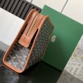 「#6127」Goyard - black and brown - 020802 - 19 cm x 7 cm x 24.5 cm