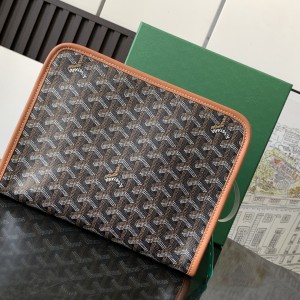 「#6127」Goyard - black and brown - 020802 - 19 cm x 7 cm x 24.5 cm 