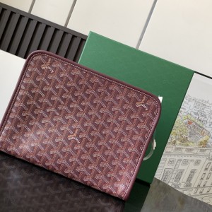 「#6131」Goyard - Bordeaux Red - 020802 - 19 cm x 7 cm x 24.5 cm 