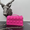 「#2177」 dior 1128 Rose red 21×11.5×4.5cm