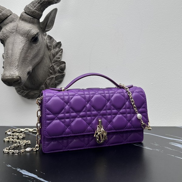 「#2178」 dior 1128 Purple  21×11.5×4.5cm