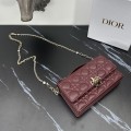 「#2179」 dior 1128 Dark red  21×11.5×4.5cm