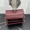 「#2179」 dior 1128 Dark red  21×11.5×4.5cm