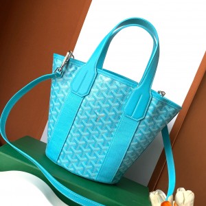 「#6138」Goyard - Turquoise blue - 120230 - 24 cm x 14 cm x 18 cm