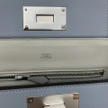 「#4258」 Hermes Linen Blue Kelly Bag Silver Buckle Y2424mini 21*16*12cm 「#4258」 Hermes Linen Blue Kelly Bag Silver Buckle Y2424mini 21*16*12cm