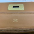 「#4260」 Hermes golden brown Kelly bag with gold buckle Y2424mini 21*16*12cm