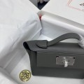 「#4266」Hermès Cumulonimbus Gray Kelly Bag Silver Buckle Y2424mini 21*16*12cm 「#4266」Hermès Cumulonimbus Gray Kelly Bag Silver Buckle Y2424mini 21*16*12cm