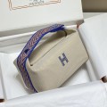 「#4268」 Hermès beige/electric blue 