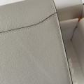 「#4036」Hermes Pig Nose Bag Pearl Grey Silver Buckle Roulis 19cm 「#4036」Hermes Pig Nose Bag Pearl Grey Silver Buckle Roulis 19cm