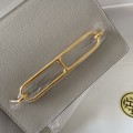 「#4036」Hermes Pig Nose Bag Pearl Grey Gold Buckle Roulis 19cm 「#4036」Hermes Pig Nose Bag Pearl Grey Gold Buckle Roulis 19cm