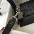 「#4278」 Hermès Black Silver Buckle Mini Eveylen 17cm