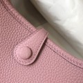 「#4279」 Hermes Pink Silver Buckle Mini Eveylen 17cm