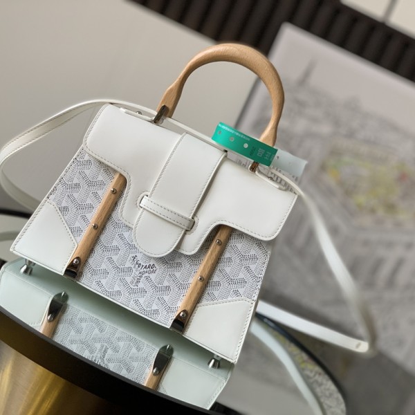 「#6175」Goyard - LAR 020173 -15 cm x 7.5 cm x 20 cm - White