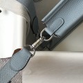 「#4283」 Hermes Linen Blue Silver Buckle Mini Eveylen 17cm 「#4283」 Hermes Linen Blue Silver Buckle Mini Eveylen 17cm