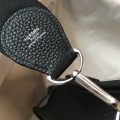 「#4290」 Hermès Black Silver Buckle Large Eveylen28cm
