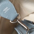 「#4294」Hermès Light Blue Silver Buckle Large Eveylen28cm 「#4294」Hermès Light Blue Silver Buckle Large Eveylen28cm