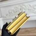 「#4311」 Hermès Chicken Yellow Constance Silver Buckle Stewardess Bag 19cm