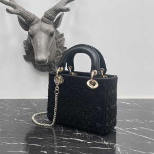 「#2184」 dior 0505  black 17 x 15 x 7 cm
