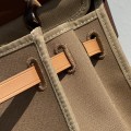 「#4325」Hermès Light Grey Herbag 31CM 「#4325」Hermès Light Grey Herbag 31CM